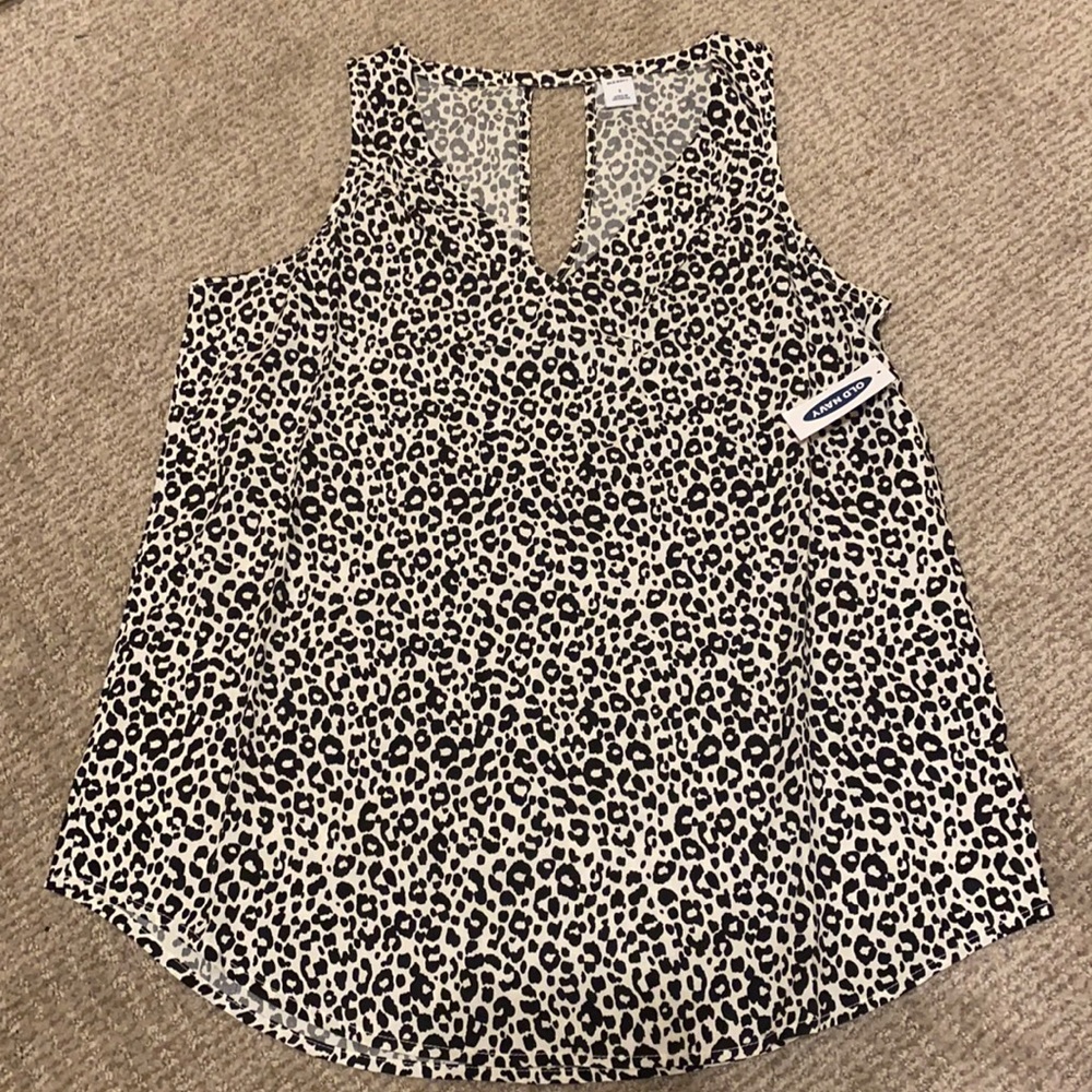 Womens keyhole back tank top